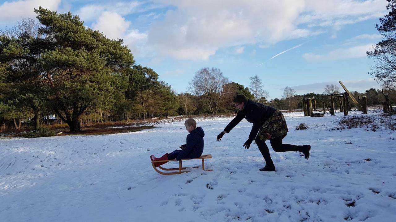 Chalet Op De Veluwe # Linde 푸텐 외부 사진
